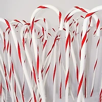 Northlight Candy Cane S - 32in - Red And White - Set Of 24 Wall Art Set
