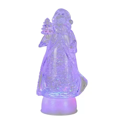 Northlight Led Lighted Color Changing Acrylic Santa Claus - 10in Christmas Tabletop Decor