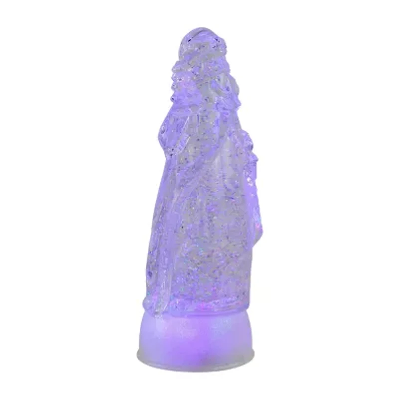 Northlight Led Lighted Color Changing Acrylic Santa Claus - 10in Christmas Tabletop Decor