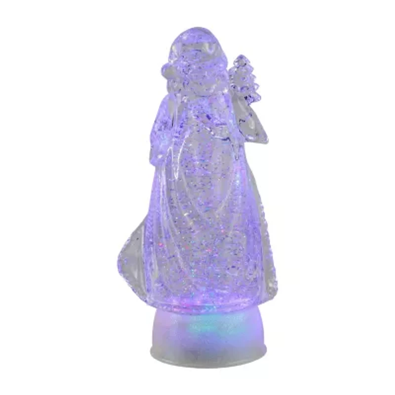Northlight Led Lighted Color Changing Acrylic Santa Claus - 10in Christmas Tabletop Decor