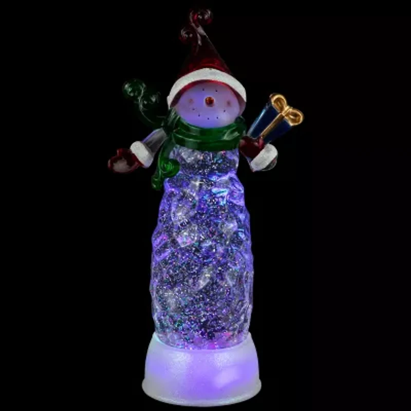 Northlight Led Lighted Acrylic Snowman - 11.5in Christmas Snow Globe