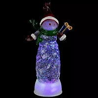 Northlight Led Lighted Acrylic Snowman - 11.5in Christmas Snow Globe