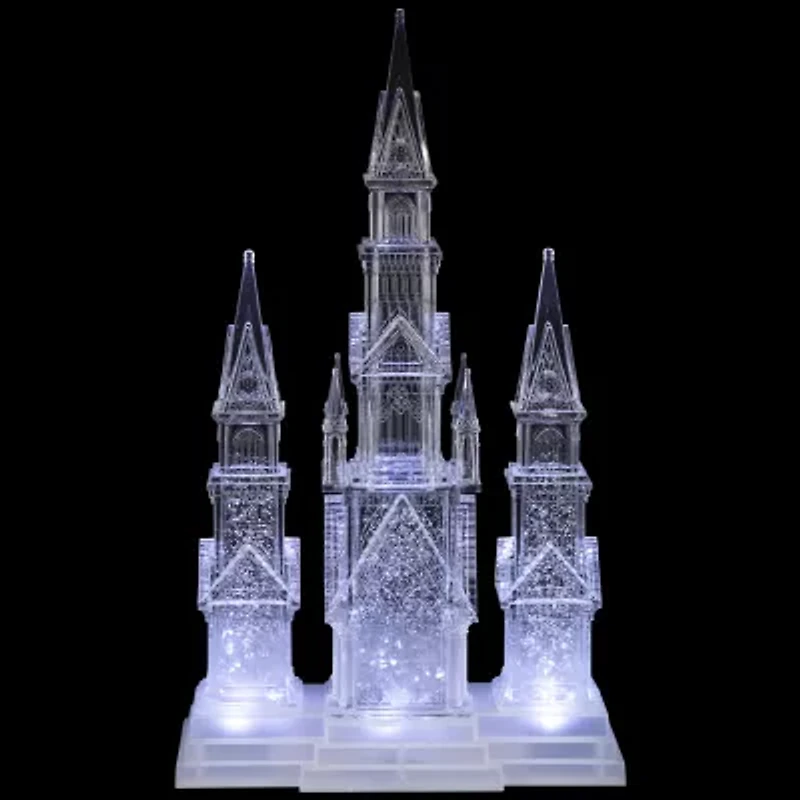 Northlight Led Lighted Winter Church Acrylic - 17.5in Christmas Tabletop Decor