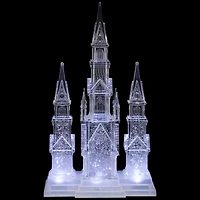Northlight Led Lighted Winter Church Acrylic - 17.5in Christmas Tabletop Decor