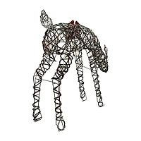 Northlight 39.75in Lighted Reindeer Christmas Yard Art