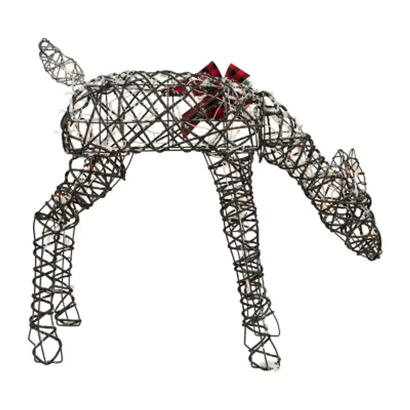 Northlight 39.75in Lighted Reindeer Christmas Yard Art