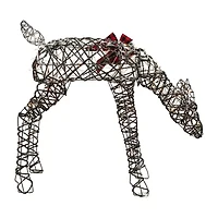 Northlight 39.75in Lighted Reindeer Christmas Yard Art