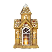 Northlight Led Lighted Gingerbread House With Icing Accents - 16in Gingerbread House