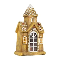 Northlight Led Lighted Gingerbread House With Icing Accents - 16in Gingerbread House