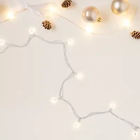 Northlight Mini Commercial - Clear - 300ct - 34ft White Wire String Lights