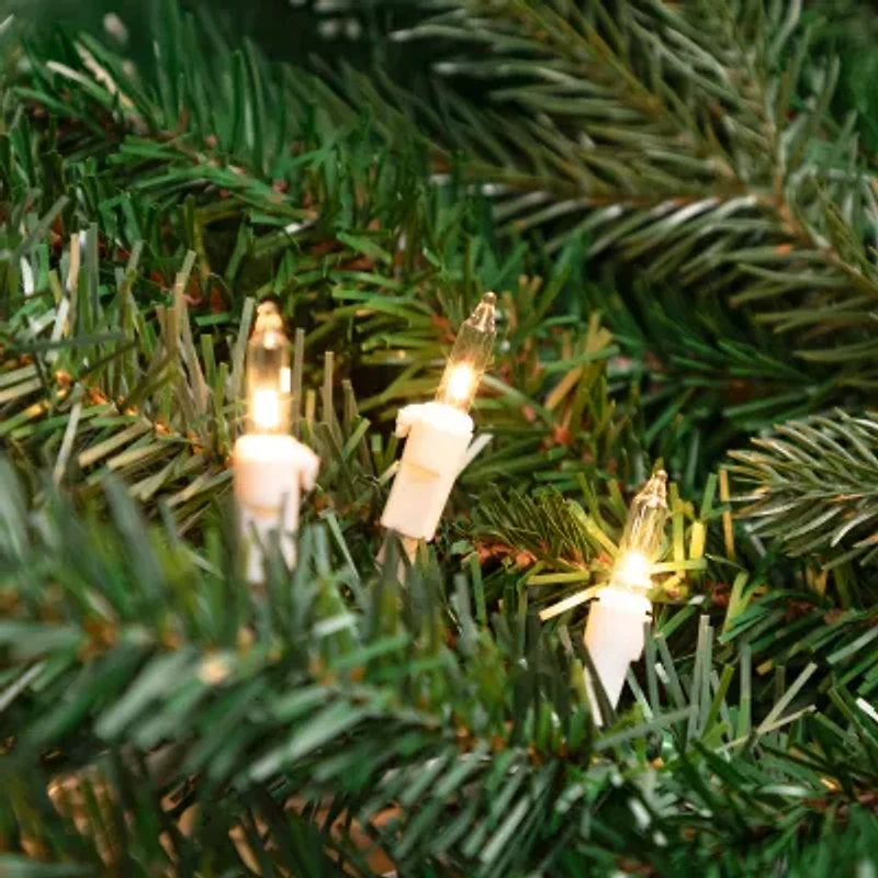 Northlight Mini Commercial - Clear - 300ct - 34ft White Wire String Lights