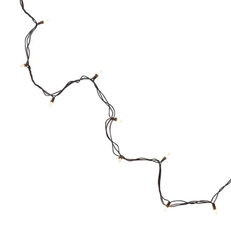 Northlight 300-Count Clear Mini - 61ft Brown Wire String Lights