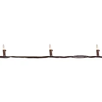Northlight 300-Count Clear Mini - 61ft Brown Wire String Lights