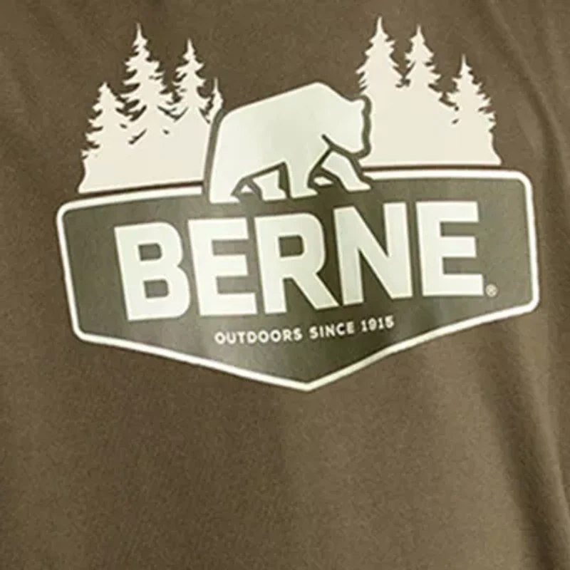 Berne Little & Big Kid Unisex Crew Neck Short Sleeve Moisture Wicking Active T-Shirt