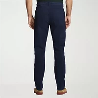 IZOD Saltwater Stretch Sateen 5 Pocket Mens Regular Fit Flat Front Pant