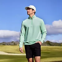PGA TOUR Mens 8" Mid Rise Moisture Wicking Golf Short