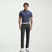 PGA TOUR Airflux Heathered Mens Regular Fit Short Sleeve Polo Shirt