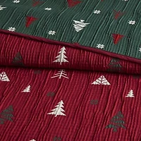Madison Park Madison Park Holly Christmas Jacquard 2 Piece Throw & Pillow Set 2-pc. Throw