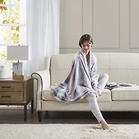 Madison Park Marcelle Faux-Fur Throw