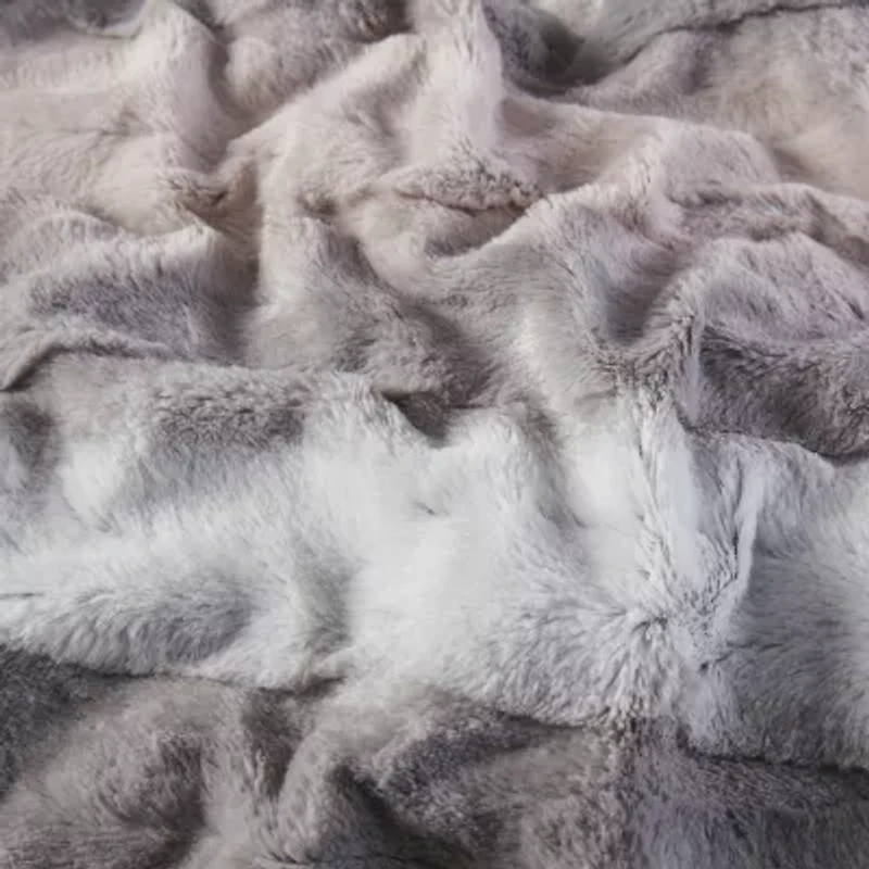 Madison Park Marcelle Faux-Fur Throw