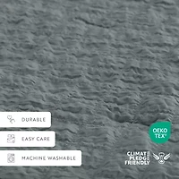 Casual Comfort Textured Seersucker Down Alternative Lightweight Comforter Set