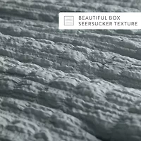 Casual Comfort Textured Seersucker Down Alternative Lightweight Comforter Set