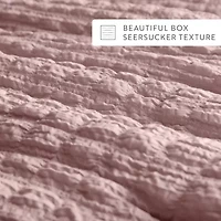 Casual Comfort Textured Seersucker Down Alternative Lightweight Comforter Set