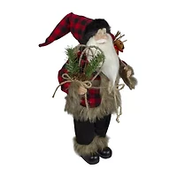 Northlight Standing With Snow Shoes And Bear - 18in Christmas Figurine