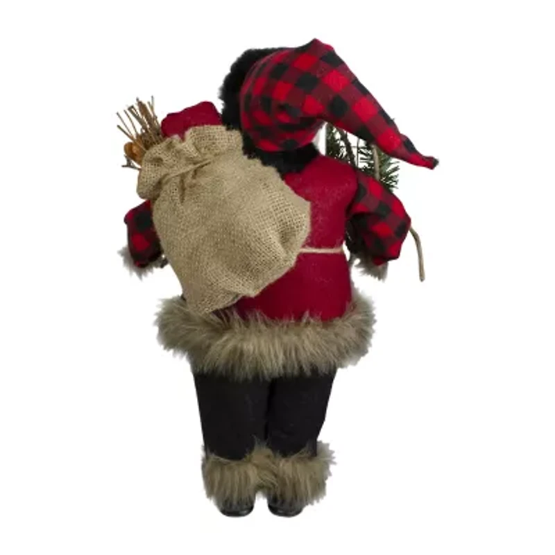 Northlight Standing With Snow Shoes And Bear - 18in Christmas Figurine