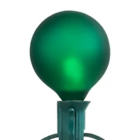 Northlight 10-Count Frosted Red White And Green G50 9ft Green Wire String Lights