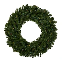 Northlight Pre-Lit Canadian Pine - 30in - Multi Lights Wreath