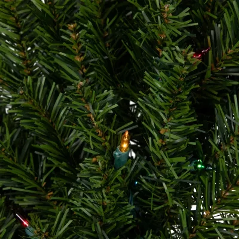 Northlight Pre-Lit Canadian Pine - 30in - Multi Lights Wreath