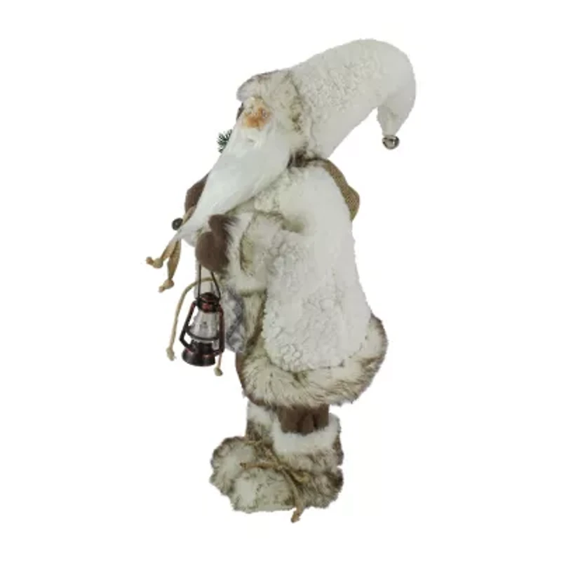 Northlight 12in Snow Lodge With Lantern Christmas Figurine