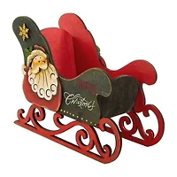 Northlight Santa Claus Inmerry In Sleigh - 11.5in Christmas Tabletop Decor