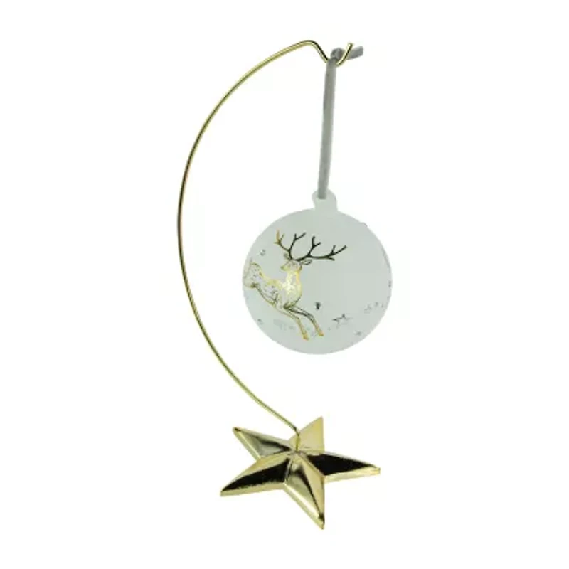Northlight Star Display Stand - 12.5in - Gold Centerpiece