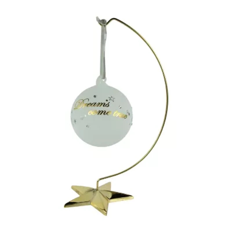 Northlight Star Display Stand - 12.5in - Gold Centerpiece