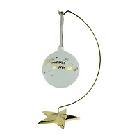 Northlight Star Display Stand - 12.5in - Gold Centerpiece