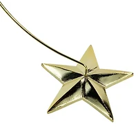 Northlight Star Display Stand - 12.5in - Gold Centerpiece