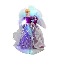 Northlight Lighted Fiber Optic Color Changing - 12in - Purple Christmas Tree Topper