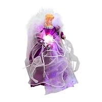 Northlight Lighted Fiber Optic Color Changing - 12in - Purple Christmas Tree Topper