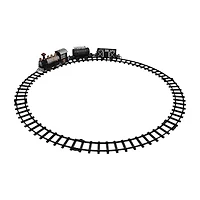 Northlight 9-Piece B/O Black And Silver Lighted & Animated Classic With Sound Christmas Tabletop Decor