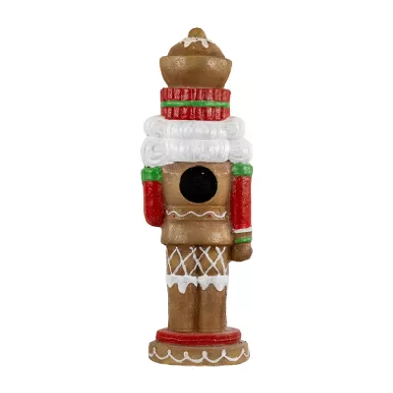 Northlight Led Lighted Gingerbread Figurine - 25.5in Ceramic Christmas Nutcracker