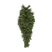 Northlight 32in Beaver Pine Artificial Teardrop Unlit Swag