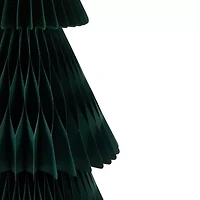 Northlight Tall Accordion Honeycomb Foldable Paper Dark Green 4 Foot Christmas Tree