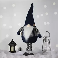 Northlight Led Lighted Extendable Figure - 41in - Blue And Gray Christmas Gnome