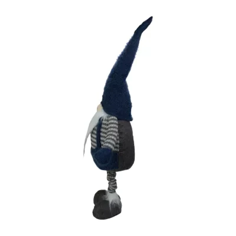 Northlight Led Lighted Extendable Figure - 41in - Blue And Gray Christmas Gnome