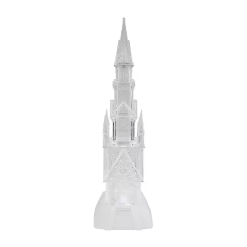 Northlight Led Lighted Castle Acrylic - 17.5in Christmas Tabletop Decor