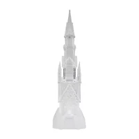 Northlight Led Lighted Castle Acrylic - 17.5in Christmas Tabletop Decor