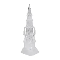 Northlight Led Lighted Castle Acrylic - 17.5in Christmas Tabletop Decor