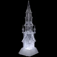 Northlight Led Lighted Castle Acrylic - 17.5in Christmas Tabletop Decor